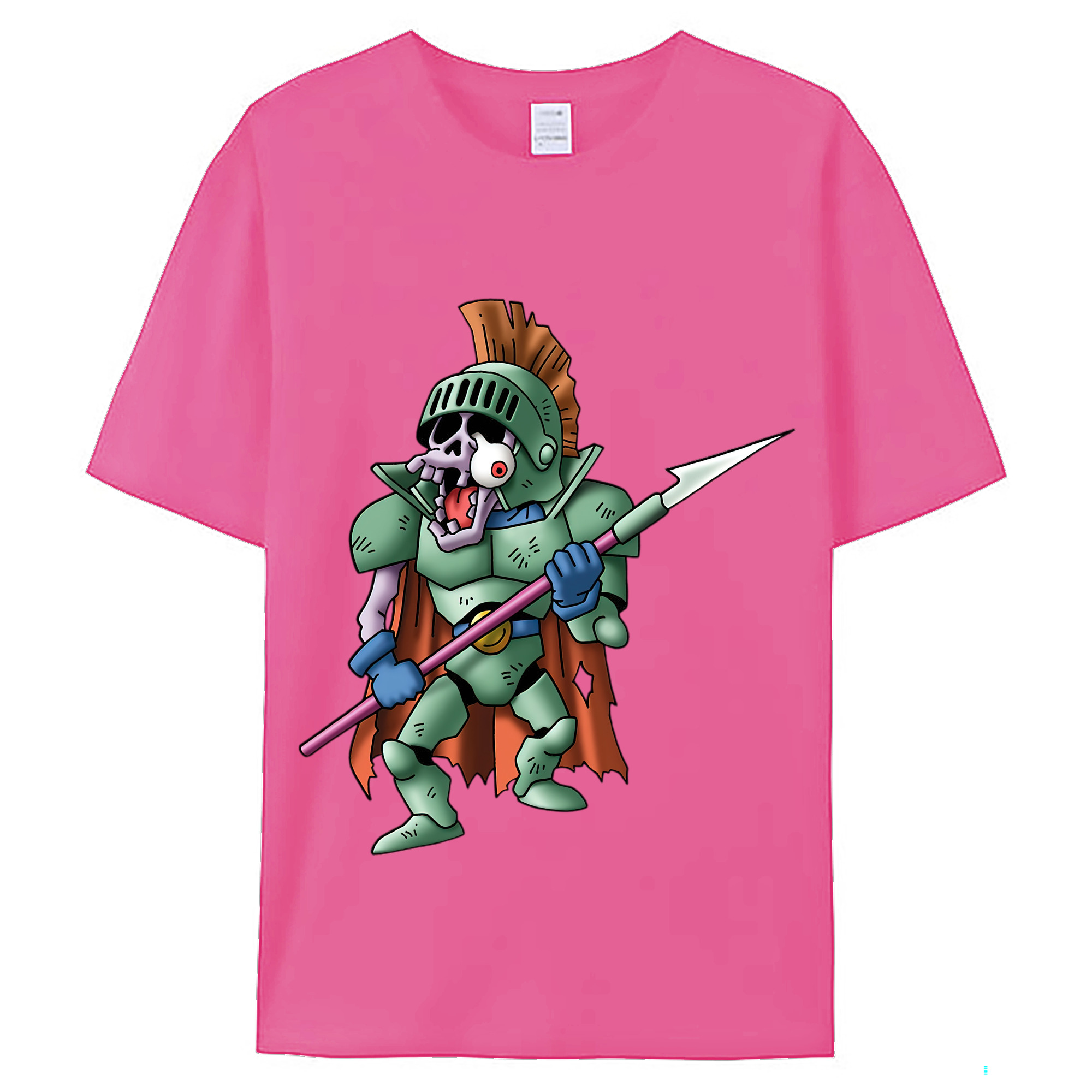 （画像用） ドラゴンクエスト Doragon Kuesuto Dragon Quest レディースカジュアルプリントTシャツ（綿100％）
